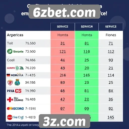 Comparativo entre 6zbet.com e concorrentes